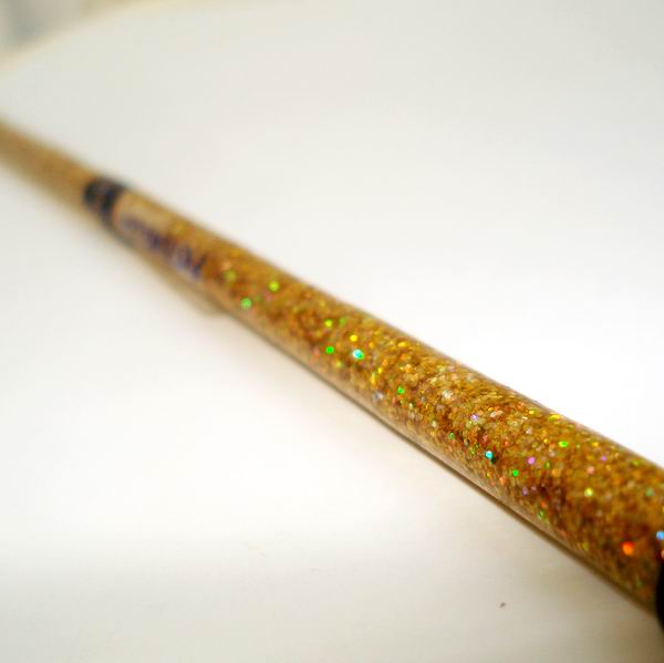 Stick 60cm Pastorelli Glitter Gold Grip Raspberry FIG Art. 00420